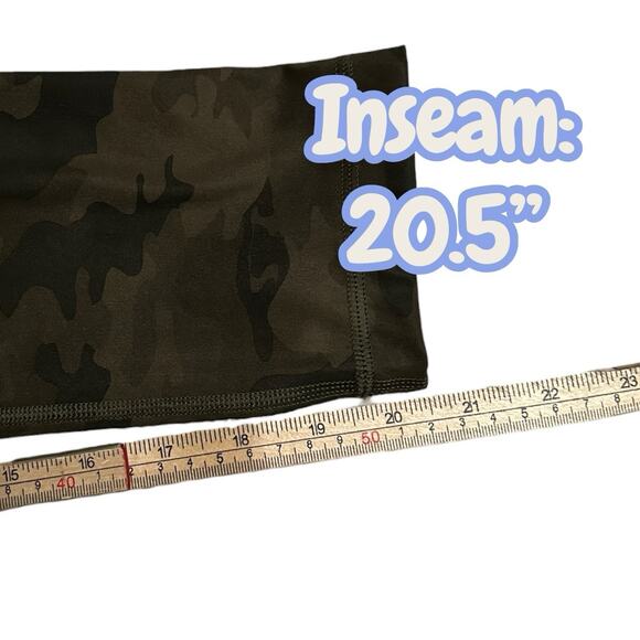 Lululemon Wunder Under Crop Full-On Luxtreme Savasana Camo Fatigue Green Size 4 - Picture 7 of 8